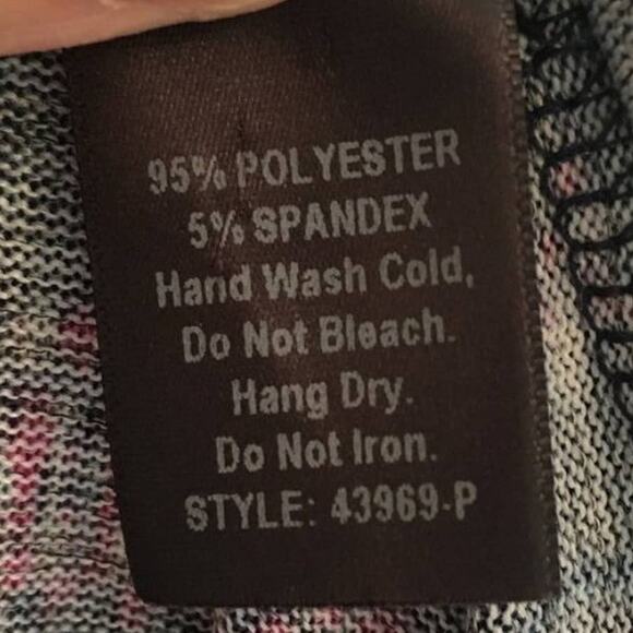 AGNES & DORA Bohemian Printed Open Duster Cardigan with Pockets SZ 8 - Picture 9 of 11